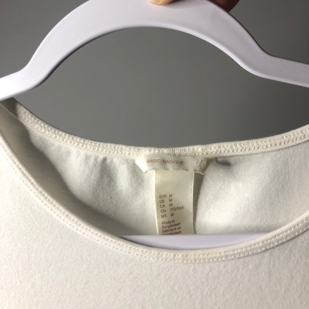 H&M Basic White Longsleeve